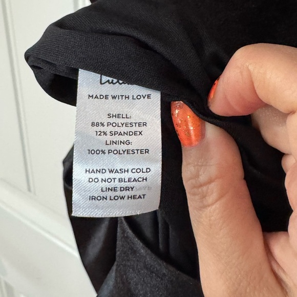 NEW w TAGS 🏷️ LULUS Elegant Black Satin Floor-Length Dress 🖤 (Size XL) - Picture 11 of 16